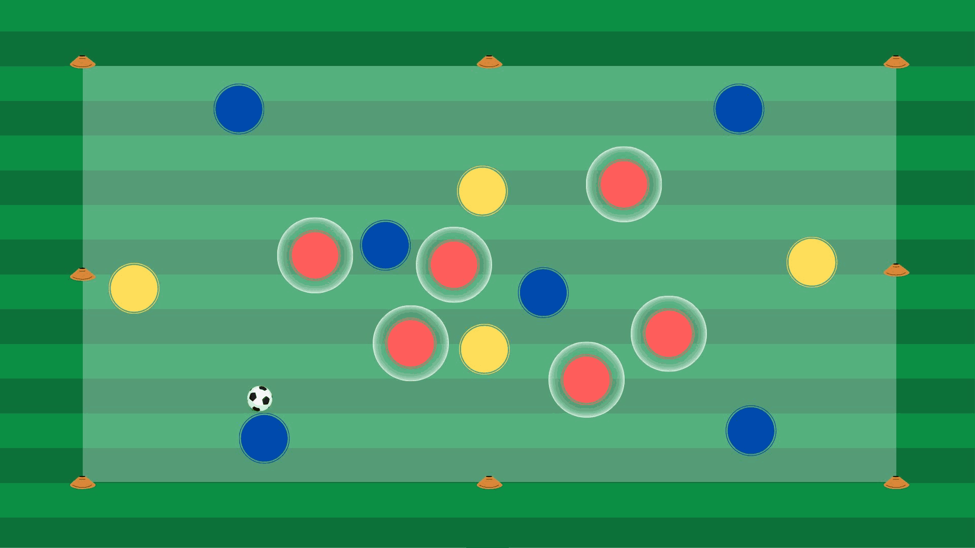 SMALL SIDED GAME 6 CONTRO 6 + 4 JOLLY ROSSI SMALL SIDED GAME 6 CONTRO 6 + 4 JOLLY ROSSI
