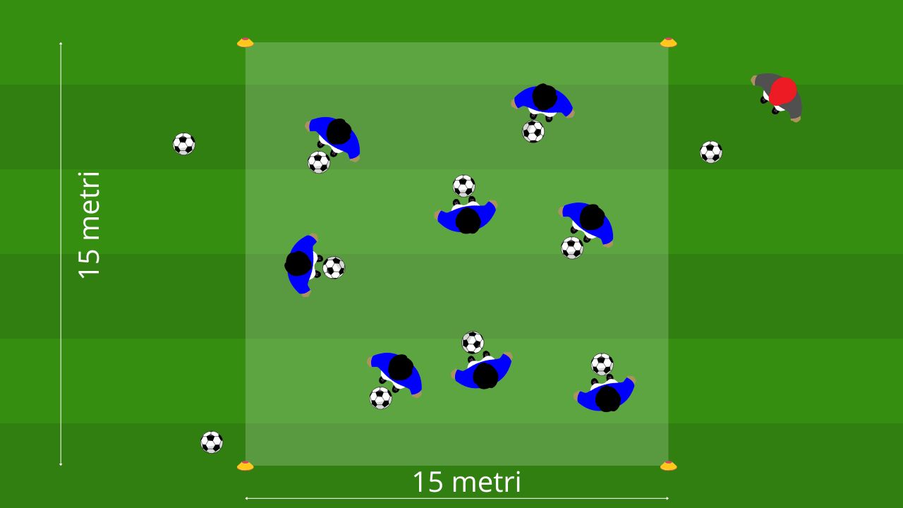 Guida e lettura nello spazio in quadrato dinamico