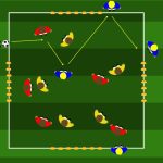 Allievi possesso palla 5x5 con 5 jolly in spazi ridotti