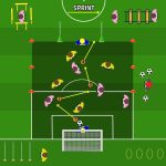 Prima Squadra 4v4 condizionato con circuito di coordinazione