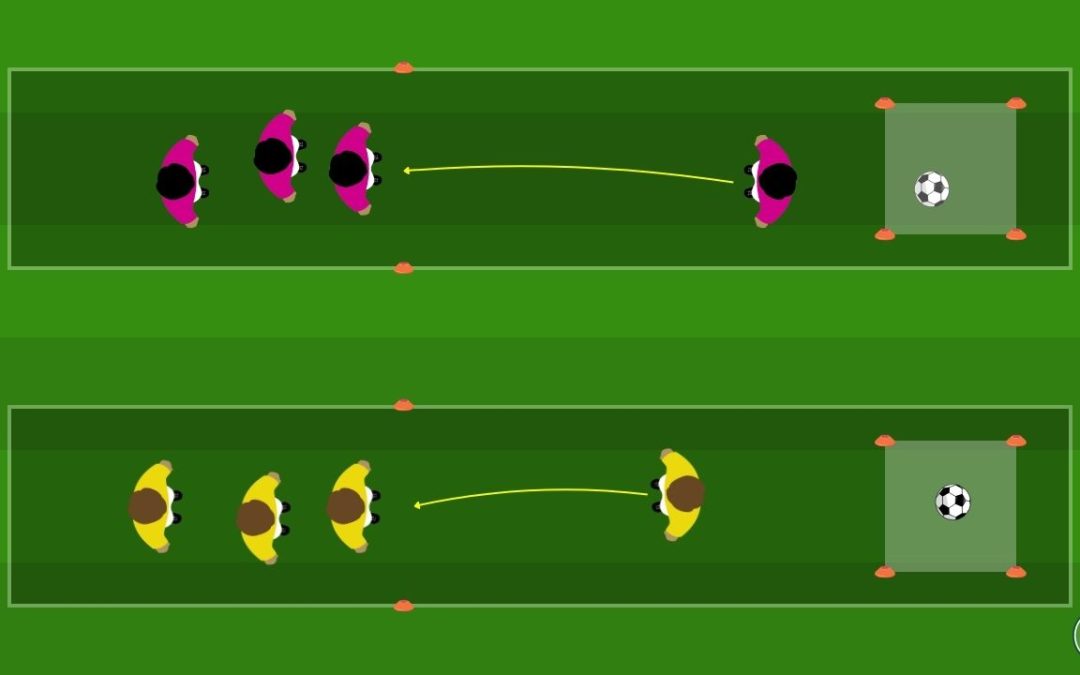 Giochi a staffetta: staffetta palla in mano per Primi Calci e Pulcini