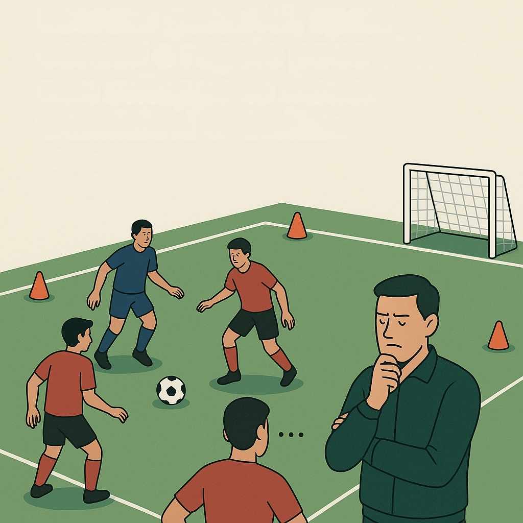 Bassa intensità, decisioni lente e poca finalizzazione - Small Sided Games