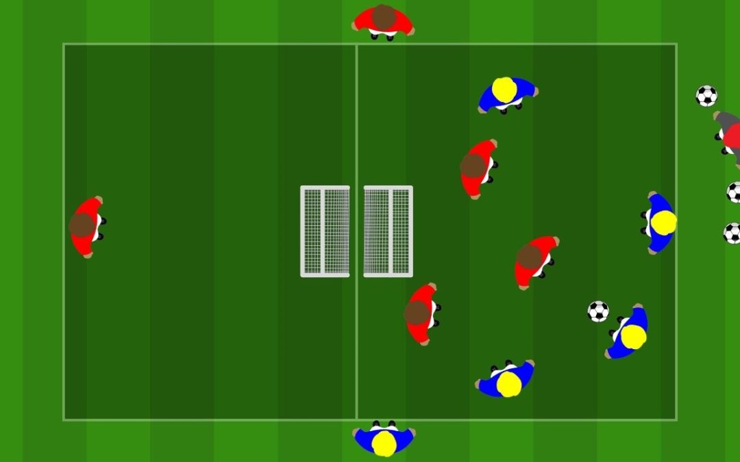 Possesso palla con settori e sponde: come allenare superiorità e transizioni