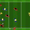 Cambio gioco nel possesso a settori allenare la circolazione e la verticalità