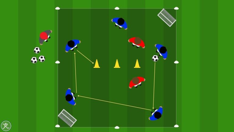 Gioco 5vs2 per la transizione e il tiro di precisione